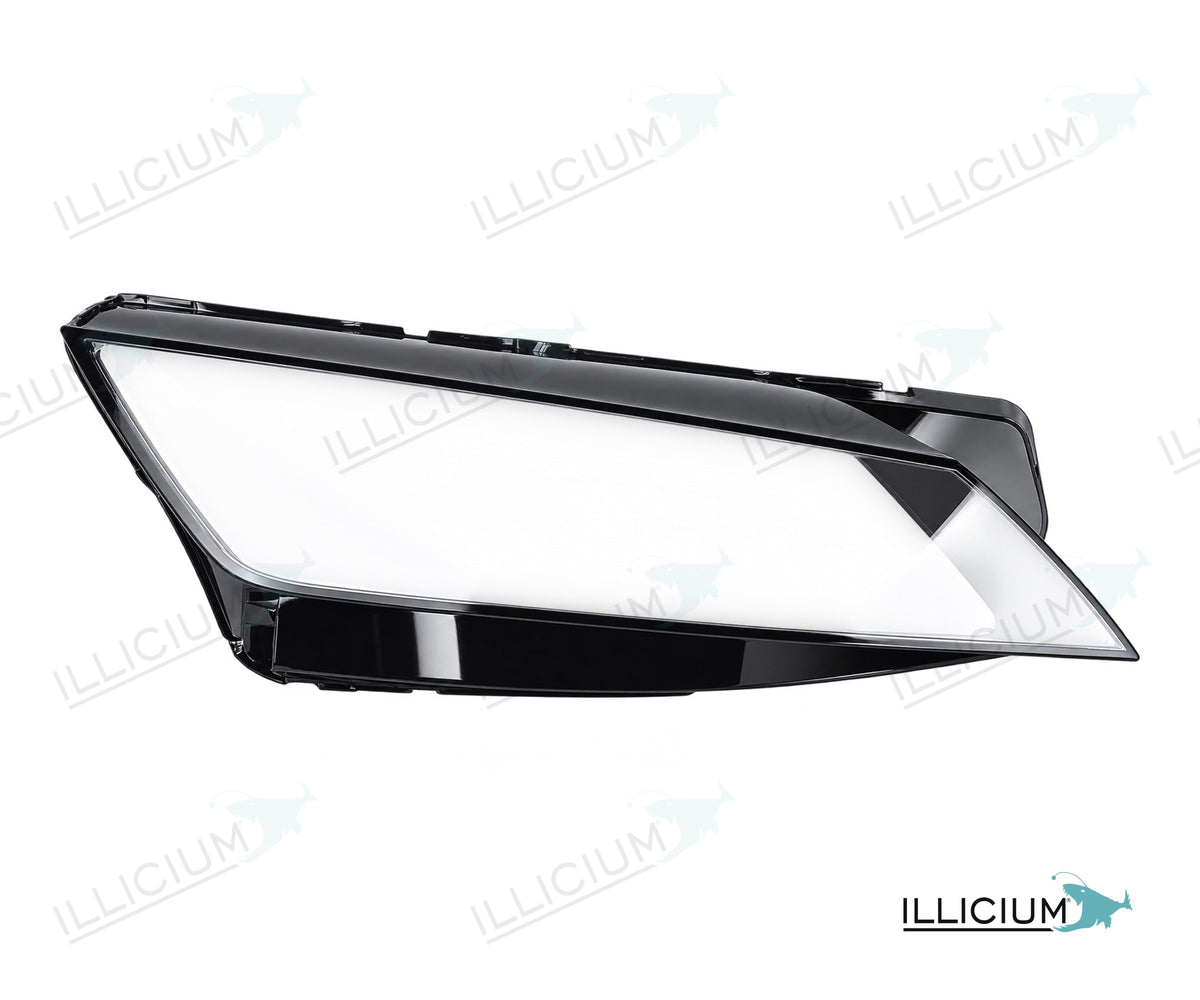 Audi TT FV/8S 2014–2023 – Streuscheiben rechts in Fahrtrichtung, Produktillustration mit ILLICIUM-Logo