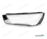 Audi A1/S1 8X Facelift – Streuscheibe links in Fahrtrichtung, Produktillustration mit ILLICIUM-Logo