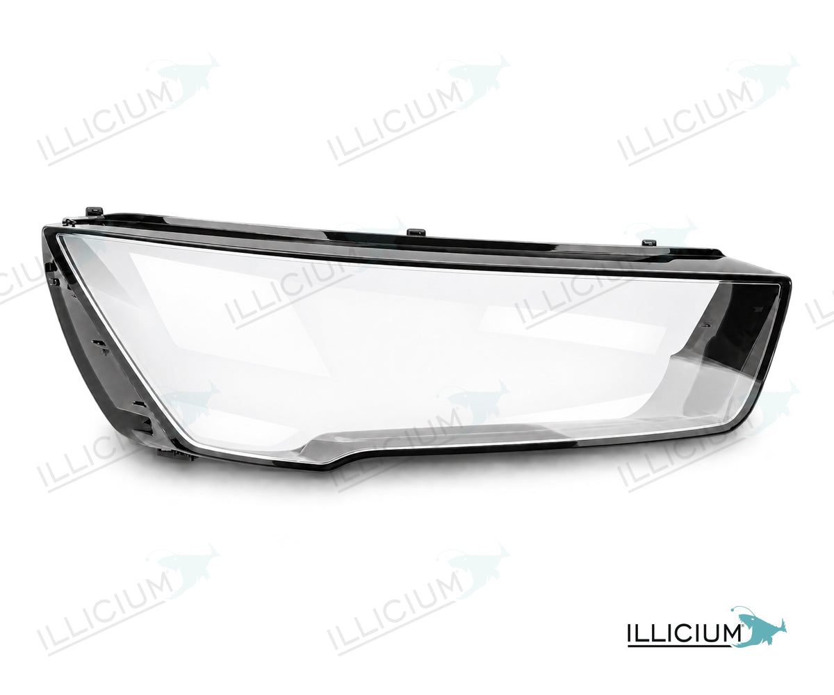 Audi A1/S1 8X Facelift – Streuscheibe rechts in Fahrtrichtung, Produktillustration mit ILLICIUM-Logo