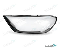 Audi A1 GB – Streuscheibe links in Fahrtrichtung, Produktillustration mit ILLICIUM-Logo