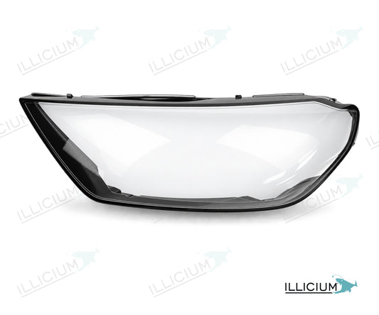Audi A1 GB – Streuscheibe links in Fahrtrichtung, Produktillustration mit ILLICIUM-Logo