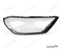 Audi A1 GB – Streuscheibe rechts in Fahrtrichtung, Produktillustration mit ILLICIUM-Logo