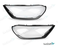 Audi A1 GB – Streuscheiben als Paar, links und rechts in Fahrtrichtung, Produktillustration mit ILLICIUM-Logo