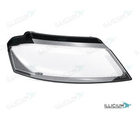 Audi A3 8P Facelift – Streuscheiben rechts in Fahrtrichtung, Produktillustration mit ILLICIUM-Logo