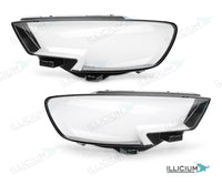Audi A3 8V Facelift – Streuscheiben Paar links und rechts, Produktillustration mit ILLICIUM-Logo