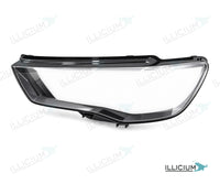 Audi A3 8V Vorfacelift – Streuscheiben links in Fahrtrichtung, Produktillustration mit ILLICIUM-Logo