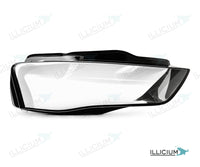 Audi A4 B8 Facelift – Streuscheiben rechts in Fahrtrichtung, Produktillustration mit ILLICIUM-Logo