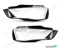 Audi A4 B8 Facelift – Streuscheiben Paar links und rechts, Produktillustration mit ILLICIUM-Logo