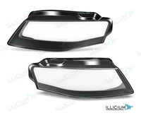 Audi A4 B8 Vorfacelift – Streuscheiben Paar links und rechts, Produktillustration mit ILLICIUM-Logo