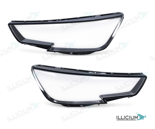 Audi A4 B9 Vorfacelift – Streuscheiben Paar links und rechts, Produktillustration mit ILLICIUM-Logo