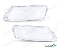 Audi A6 C6 – Streuscheiben Paar links und rechts, Produktillustration mit ILLICIUM-Logo