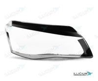 Audi A8 D4 Vorfacelift – Streuscheiben rechts in Fahrtrichtung, Produktillustration mit ILLICIUM-Logo