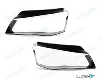Audi A8 D4 Vorfacelift – Streuscheiben Paar links und rechts, Produktillustration mit ILLICIUM-Logo