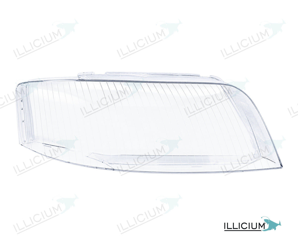 Audi A6 C5 Facelift 2001–2005 – Streuscheiben rechts in Fahrtrichtung, ILLICIUM-Produktillustration