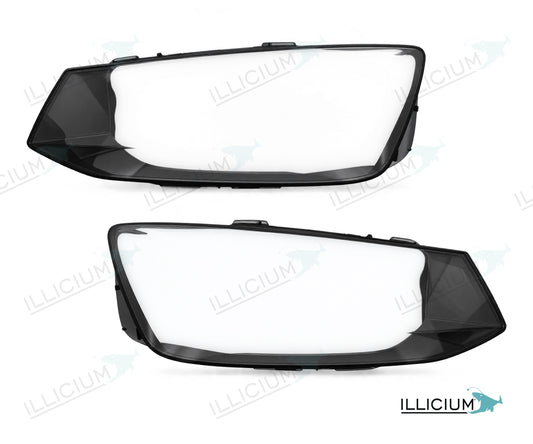 Audi Q2-GA Vorfacelift – Streuscheiben Paar links und rechts, Produktillustration mit ILLICIUM-Logo