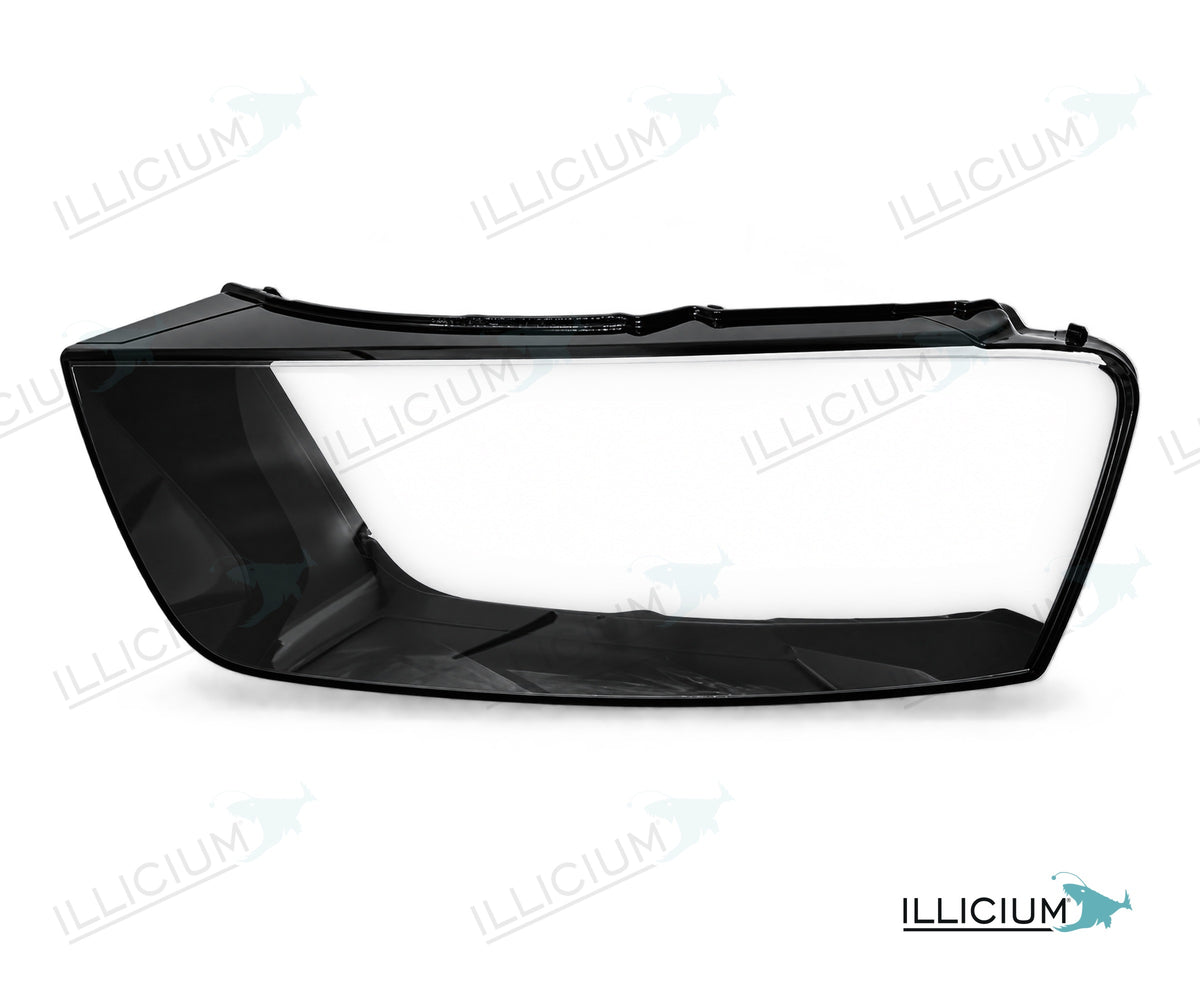 Audi Q3-8U Facelift – Streuscheiben links in Fahrtrichtung, Produktillustration mit ILLICIUM-Logo