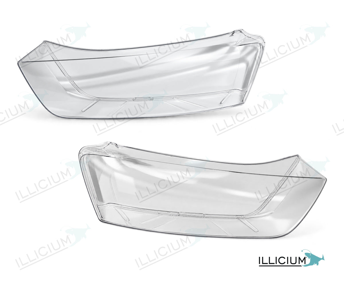 Audi Q3-8U Vorfacelift – Streuscheiben Paar links und rechts, Produktillustration mit ILLICIUM-Logo