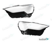 Audi Q3-F3 – Streuscheiben Paar links und rechts, Produktillustration mit ILLICIUM-Logo