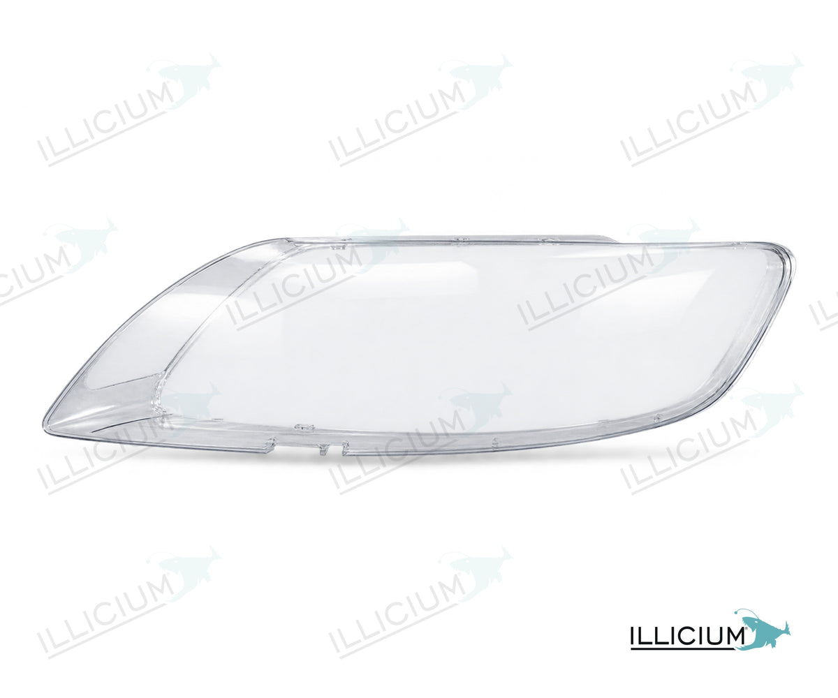 Audi Q7 4L 2005–2015 – Streuscheiben links in Fahrtrichtung, Produktillustration mit ILLICIUM-Logo