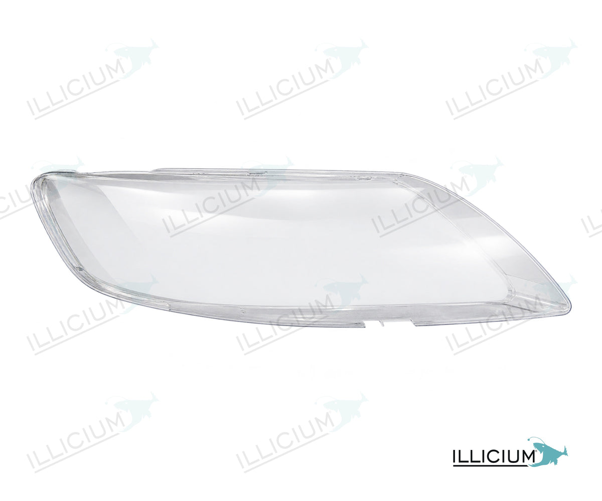 Audi Q7 4L 2005–2015 – Streuscheiben rechts in Fahrtrichtung, Produktillustration mit ILLICIUM-Logo