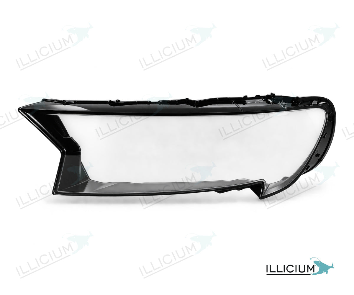 Audi Q7/SQ7 4M 2. Facelift ab 2024 (Modelljahr 2025) – Streuscheiben links in Fahrtrichtung, Produktillustration mit ILLICIUM-Logo