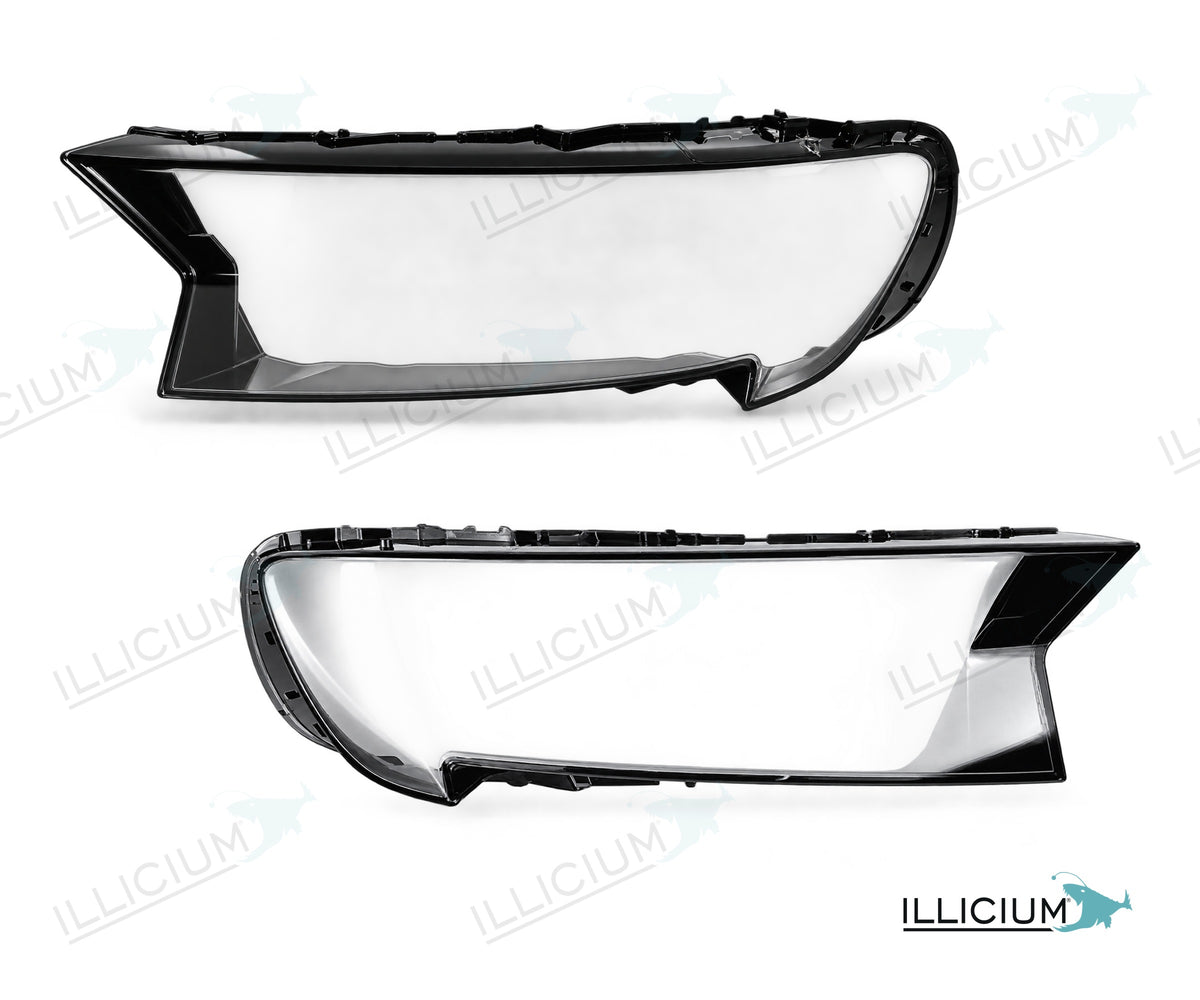 Audi Q7/SQ7 4M 2. Facelift ab 2024 (Modelljahr 2025) – Streuscheiben Paar links und rechts, Produktillustration mit ILLICIUM-Logo