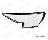 Audi Q8 Facelift ab 09/2023 – Streuscheiben links in Fahrtrichtung, Produktillustration mit ILLICIUM-Logo