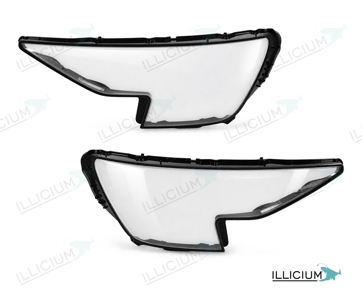Audi Q8 Facelift ab 09/2023 – Streuscheiben Paar links und rechts, Produktillustration mit ILLICIUM-Logo