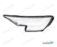 Audi Q8 Vorfacelift – Streuscheiben links in Fahrtrichtung, Produktillustration mit ILLICIUM-Logo
