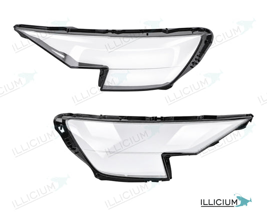 Audi Q8 Vorfacelift – Streuscheiben Paar links und rechts, Produktillustration mit ILLICIUM-Logo