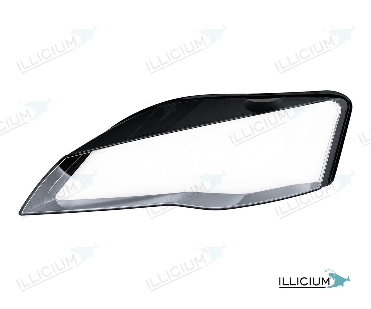 Audi R8 42 2006–2015 – Streuscheiben links in Fahrtrichtung, Produktillustration mit ILLICIUM-Logo