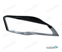 Audi R8 42 2006–2015 – Streuscheiben rechts in Fahrtrichtung, Produktillustration mit ILLICIUM-Logo