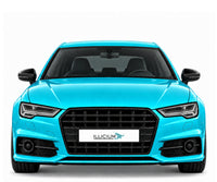 Audi S6 C7 Facelift – Frontansicht in Türkis Metallic mit ILLICIUM-Kennzeichen