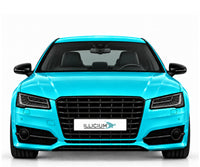 Audi S8 D4 – Frontansicht in Türkis Metallic mit ILLICIUM-Kennzeichen
