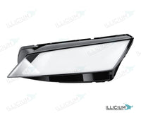 Audi TT FV/8S 2014–2023 – Streuscheiben links in Fahrtrichtung, Produktillustration mit ILLICIUM-Logo
