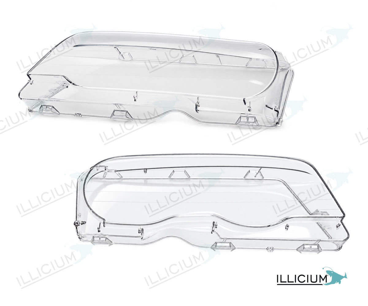 BMW E46 Coupé Cabrio Vorfacelift – linke und rechte Streuscheibe als Paar – ILLICIUM