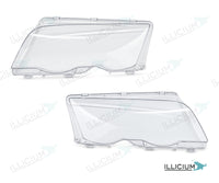 BMW E46 Limousine Touring Vorfacelift – linke und rechte Streuscheibe als Paar – ILLICIUM