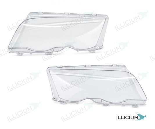 BMW E46 Limousine Touring Vorfacelift – linke und rechte Streuscheibe als Paar – ILLICIUM