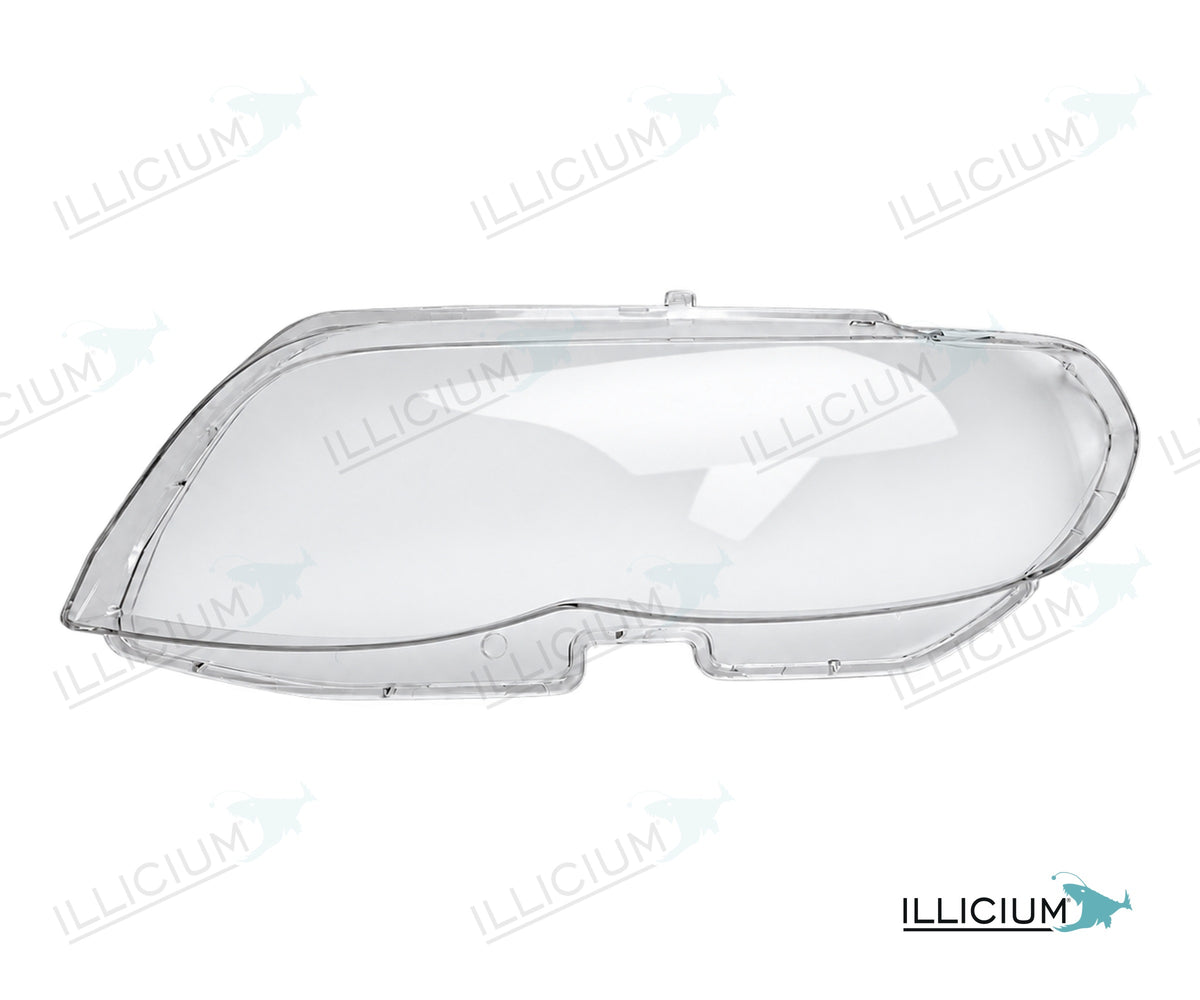 BMW X5 E53 Facelift – linke Streuscheibe in Fahrtrichtung – ILLICIUM Produktillustration