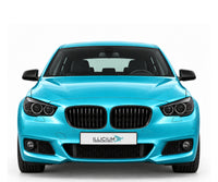 BMW F07 Gran Turismo · Hauptansicht – GT M Sport · Vorfacelift 2011, Frontansicht in Türkis Metallic mit schwarzen Anbauteilen und ILLICIUM-Kennzeichen