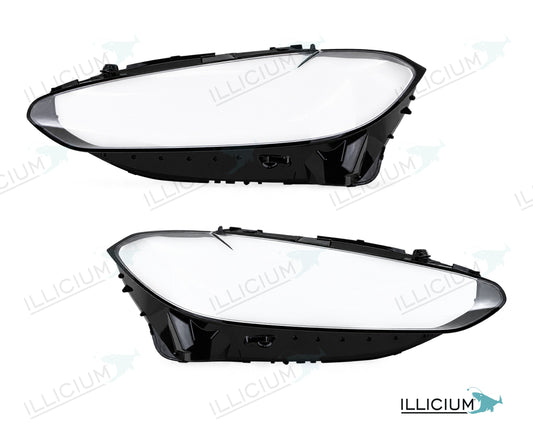 BMW 4er G22 G23 G80 G82 G83 Vorfacelift Lieferhaube 2020–2024 – linke und rechte Streuscheibe als Paar – ILLICIUM