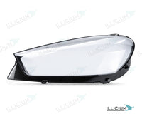 GLE V167 · Vorfacelift – Scheinwerferglas links in Fahrtrichtung, Produktillustration mit ILLICIUM-Logo