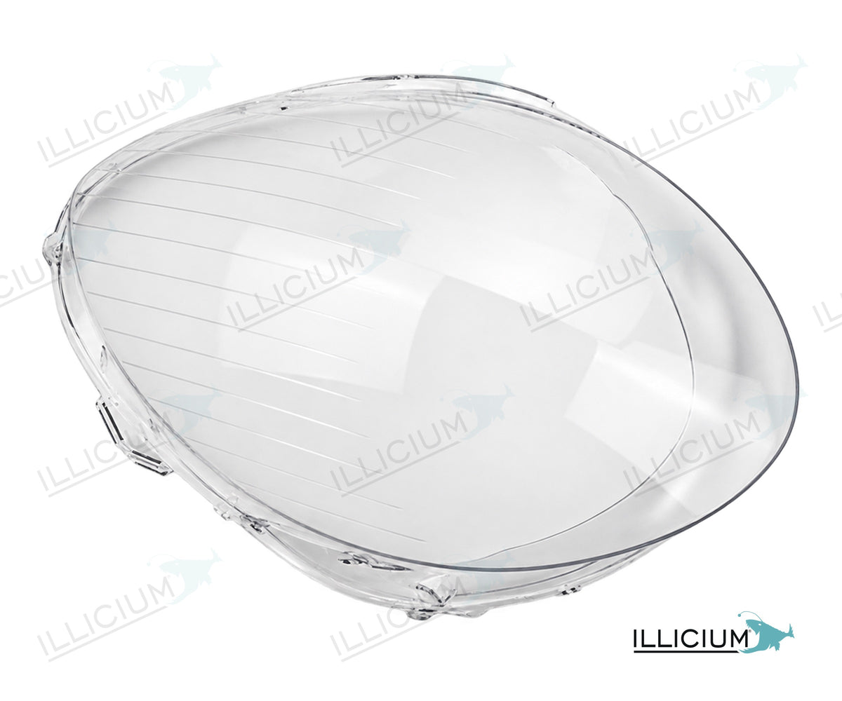 R-Klasse W251 · Vorfacelift – Scheinwerferglas rechts in Fahrtrichtung, Produktillustration mit ILLICIUM-Logo