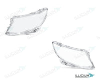 Vito W447 · konkrete Händlerausführung – Scheinwerferglas Paar, links und rechts in Fahrtrichtung, Produktillustration mit ILLICIUM-Logo