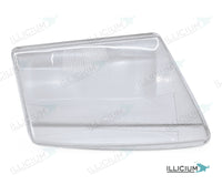 Vito W638 · konkrete Glasartikel A0038269390/A0038269490 – Scheinwerferglas rechts in Fahrtrichtung, Produktillustration mit ILLICIUM-Logo