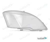 Vito W639 · Facelift – Scheinwerferglas rechts in Fahrtrichtung, Produktillustration mit ILLICIUM-Logo